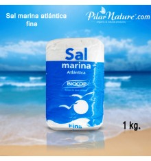 Sal marina Atlántica FINA BIOCOP sin refinar 1 kg.