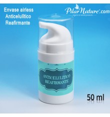 Envase AIRLESS + Pegatina Anticelulítico reafirmante PP, 50 ml