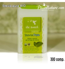 Stevia BIO 300 comprimidos BE SWEET, Pilar Nature